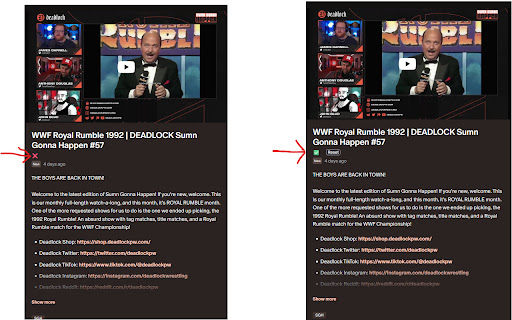 Patreon Video Tracker  from Chrome web store to be run with OffiDocs Chromium online