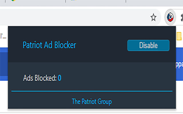 Patriot adblocker  from Chrome web store to be run with OffiDocs Chromium online
