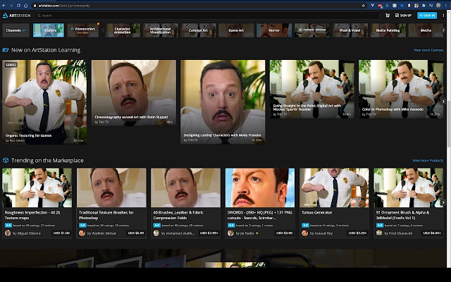 Paul Blartstation  from Chrome web store to be run with OffiDocs Chromium online