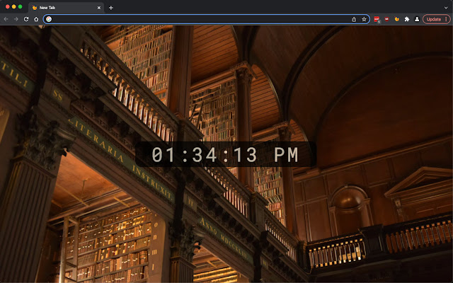 Pauls New Tab Page  from Chrome web store to be run with OffiDocs Chromium online