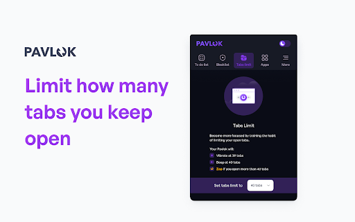Pavlok Productivity  from Chrome web store to be run with OffiDocs Chromium online