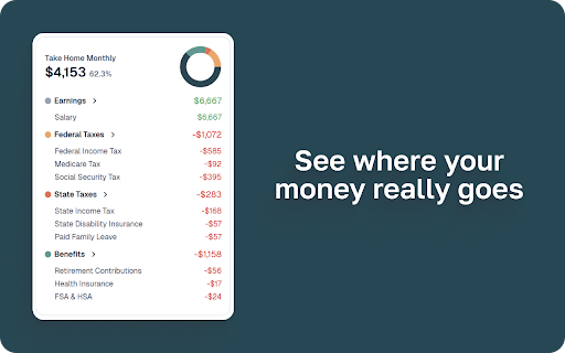 Paycheck Calculator  from Chrome web store to be run with OffiDocs Chromium online