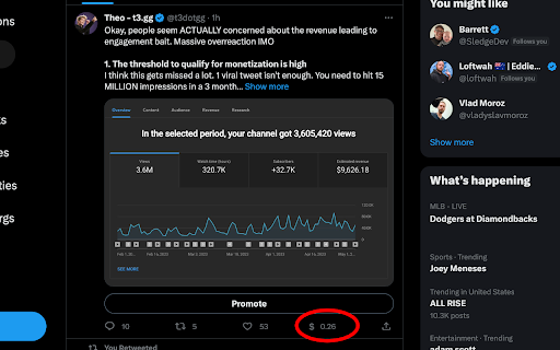 PayCheck for X (Formerly Twitter)  from Chrome web store to be run with OffiDocs Chromium online