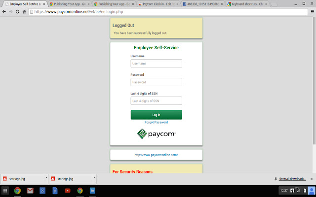 Paycom Clock in  from Chrome web store to be run with OffiDocs Chromium online