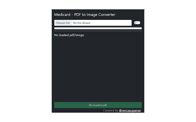 محول PDF / صورة من متجر Chrome الإلكتروني ليتم تشغيله باستخدام OffiDocs Chromium عبر الإنترنت