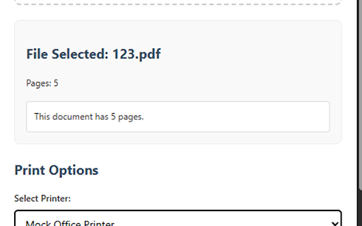 PDF Multi Tray Printer  from Chrome web store to be run with OffiDocs Chromium online