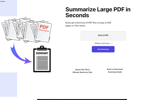 PDF Summarizer  from Chrome web store to be run with OffiDocs Chromium online