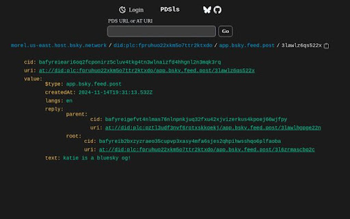 PDSls Redirector  from Chrome web store to be run with OffiDocs Chromium online
