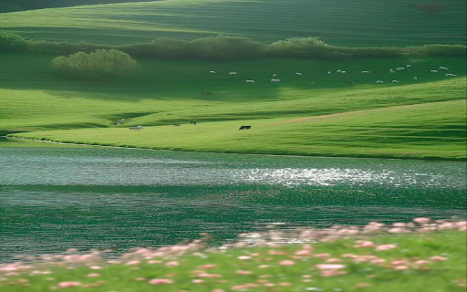 Peaceful countryside scene Wallpaper  from Chrome web store to be run with OffiDocs Chromium online