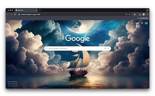 Peaceful ocean  from Chrome web store to be run with OffiDocs Chromium online
