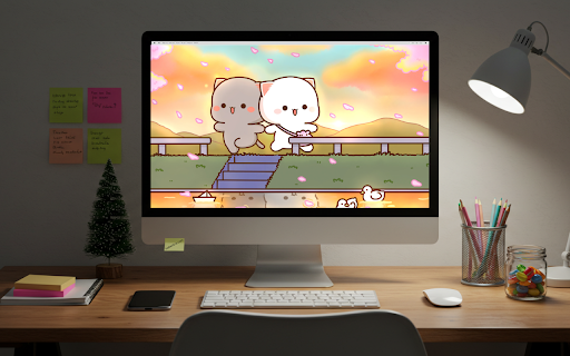 Peach and Goma Live Wallpapers  from Chrome web store to be run with OffiDocs Chromium online