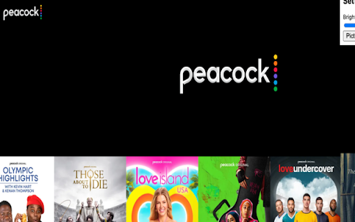 Peacock TV Stream TV  Movies  from Chrome web store to be run with OffiDocs Chromium online