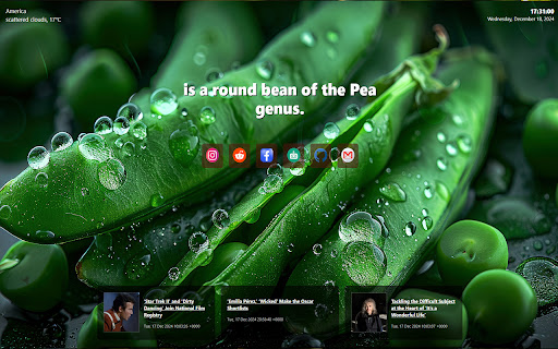 Peas  from Chrome web store to be run with OffiDocs Chromium online