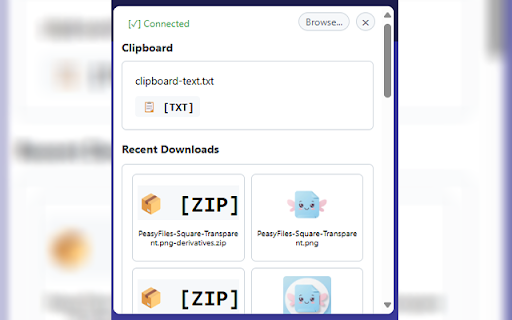 PeasyFiles  from Chrome web store to be run with OffiDocs Chromium online