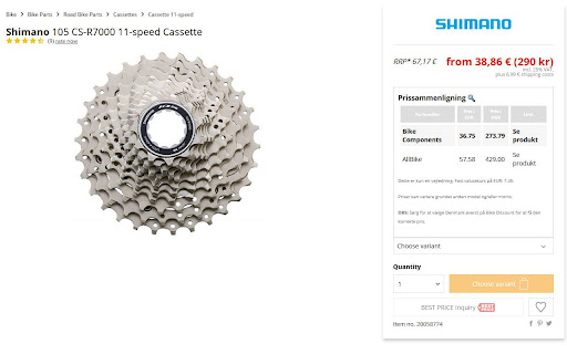 PedalPricer  from Chrome web store to be run with OffiDocs Chromium online