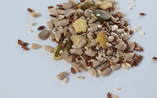 Peeled nutritious seeds  from Chrome web store to be run with OffiDocs Chromium online