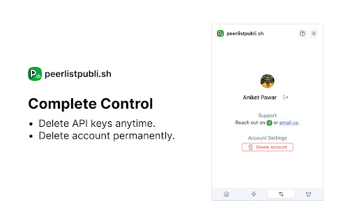 Peerlist Publish: Post across DEV.to, Hashnode, Medium  more  from Chrome web store to be run with OffiDocs Chromium online