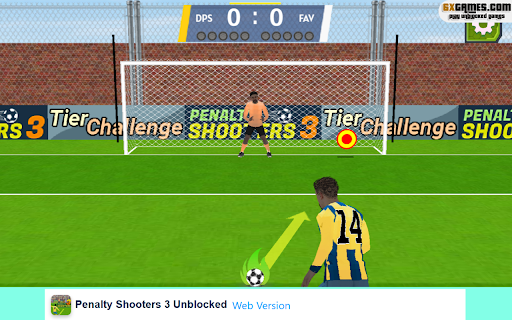 Penalty Shooters 3 Unblocked  from Chrome web store to be run with OffiDocs Chromium online