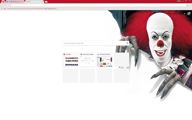 PENNYWISE | I FOUND YOU «IT» FILM  from Chrome web store to be run with OffiDocs Chromium online