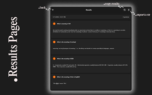 People Also Ask Exports  from Chrome web store to be run with OffiDocs Chromium online