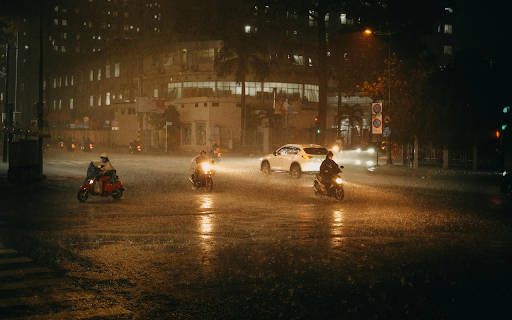 People Riding Motorcycles on Road during Night Time  from Chrome web store to be run with OffiDocs Chromium online