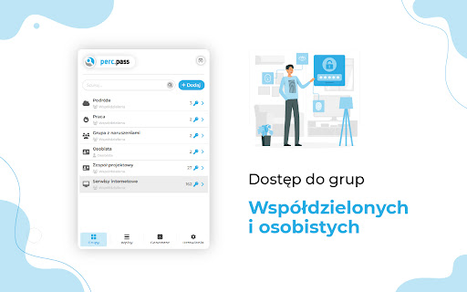 perc.pass Password Manager  from Chrome web store to be run with OffiDocs Chromium online