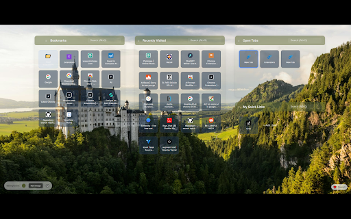 Perfect New Tab  from Chrome web store to be run with OffiDocs Chromium online