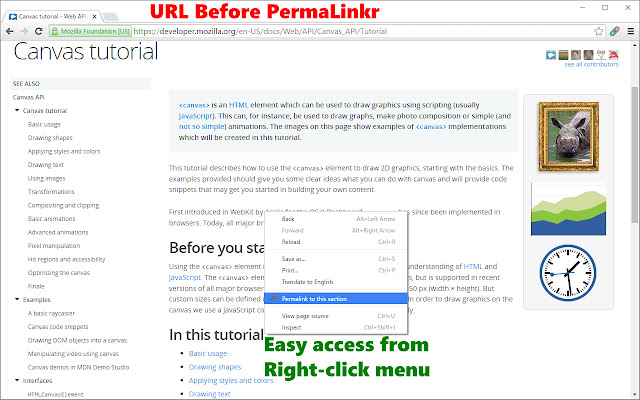 PermaLinkr  from Chrome web store to be run with OffiDocs Chromium online