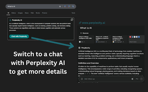 Perplexity AI for Google  from Chrome web store to be run with OffiDocs Chromium online