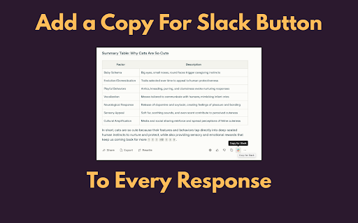 Perplexity to Slack  from Chrome web store to be run with OffiDocs Chromium online