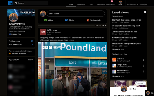Persistent Dark Mode  from Chrome web store to be run with OffiDocs Chromium online