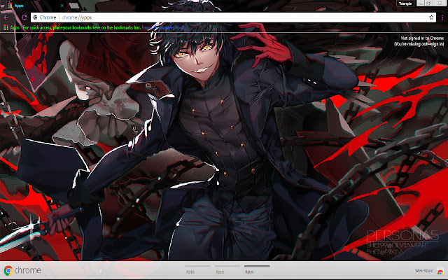 Persona 5 1920X1080  from Chrome web store to be run with OffiDocs Chromium online