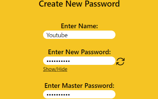 Personal password vault  from Chrome web store to be run with OffiDocs Chromium online
