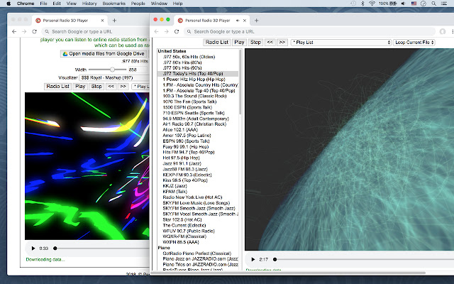Personal Radio 3D Player  from Chrome web store to be run with OffiDocs Chromium online