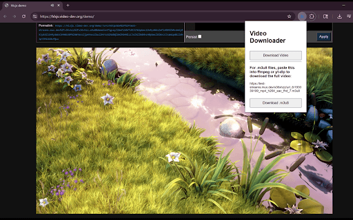 Personal Video Downloader  from Chrome web store to be run with OffiDocs Chromium online