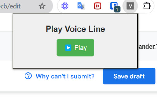 Personal Voice Line Player  from Chrome web store to be run with OffiDocs Chromium online