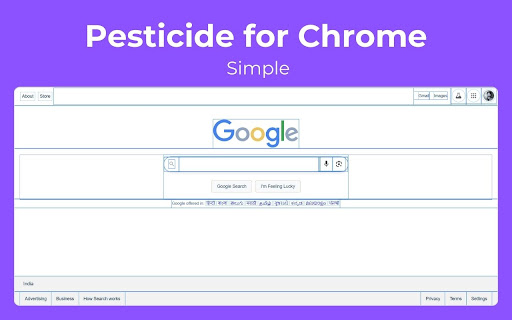 Pesticide for Chrome Simple  from Chrome web store to be run with OffiDocs Chromium online