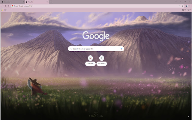 Petal Field HD Theme  from Chrome web store to be run with OffiDocs Chromium online