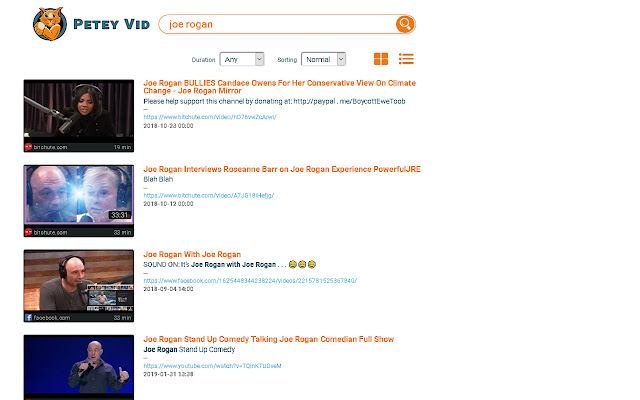Petey Vid  from Chrome web store to be run with OffiDocs Chromium online