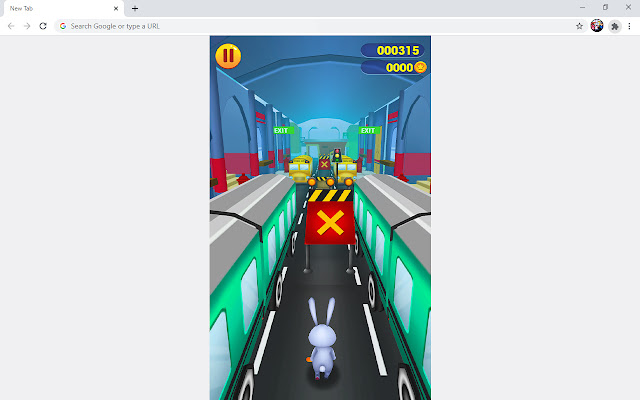 Pet Subway Surfers Game  from Chrome web store to be run with OffiDocs Chromium online