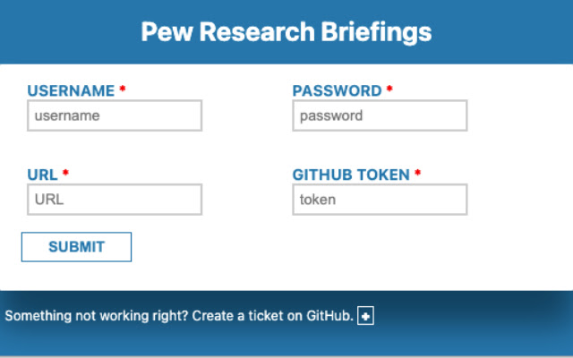 Pew Research Center News Items  from Chrome web store to be run with OffiDocs Chromium online