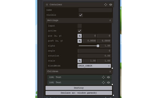 Phaser Debugger  from Chrome web store to be run with OffiDocs Chromium online
