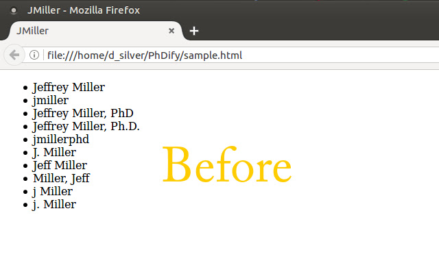 PhDify Append  from Chrome web store to be run with OffiDocs Chromium online