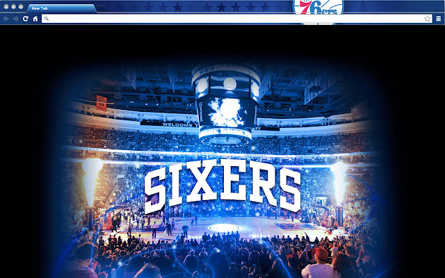 Chrome 웹 스토어의 Philadelphia 76ers 테마가 OffiDocs Chromium 온라인과 함께 실행됩니다.