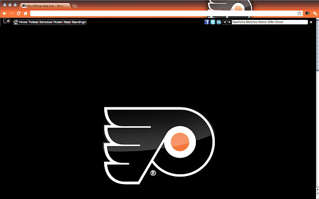 Philadelphia Flyers Theme  from Chrome web store to be run with OffiDocs Chromium online
