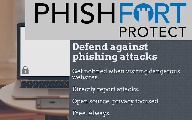 PhishFort | Protect  from Chrome web store to be run with OffiDocs Chromium online