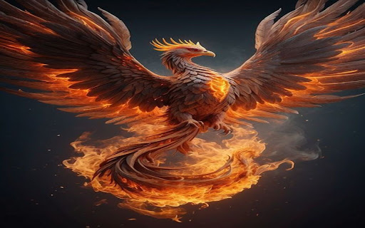phoenix fire wallpaper  from Chrome web store to be run with OffiDocs Chromium online