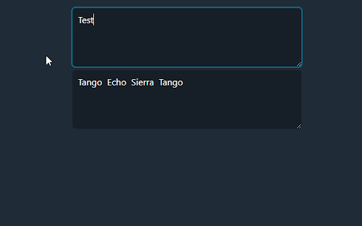 Phonetic Translator  from Chrome web store to be run with OffiDocs Chromium online