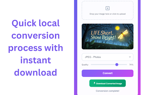 PhotoConvert Image Format Converter  from Chrome web store to be run with OffiDocs Chromium online