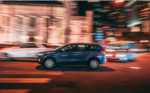 Photo of SUV on Road during Night Time  from Chrome web store to be run with OffiDocs Chromium online